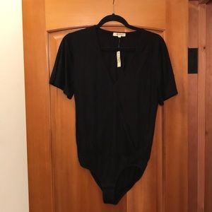 Madewell v neck T-shirt onesie NWT